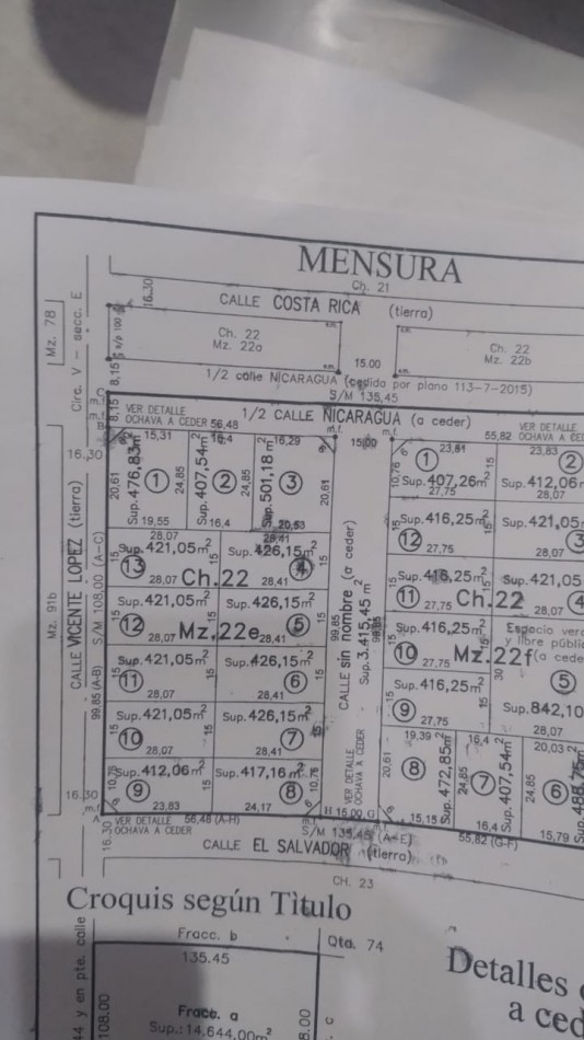 TERRENOS CON ESCRITURA EN VILLA ARIAS
